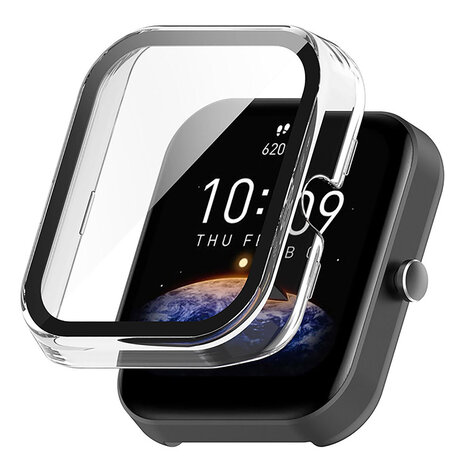 Strap-it® Strap-it Amazfit Bip 3 (Pro) Hard Case mit Glass (Transparent) Strap-it® Strap-it Amazfit Bip 3 (Pro) Hard Case mit Glass (Transparent)