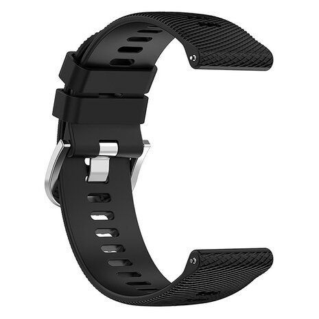 Strap-it® Strap-it Garmin Venu Silikon Armband (Schwarz) Strap-it® Strap-it Garmin Venu Silikon Armband (Schwarz)