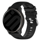 Strap-it® Garmin Venu SQ 2 Silikon Armband (Schwarz)