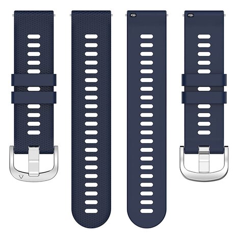 Strap-it® Strap-it Garmin Venu SQ 2 Silikon Armband (Dunkelblau)