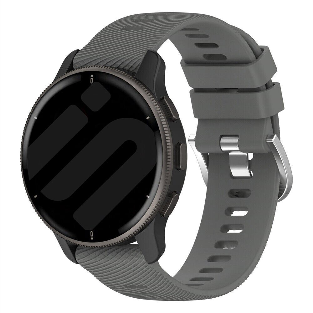 Strap-it® Strap-it Garmin Venu SQ 2 Silikon Armband (Dunkelgrau)