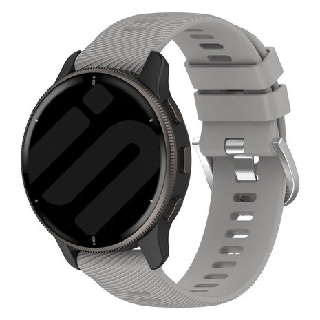 Garmin Vivomove HR Silikon Armband (Hellgrau)