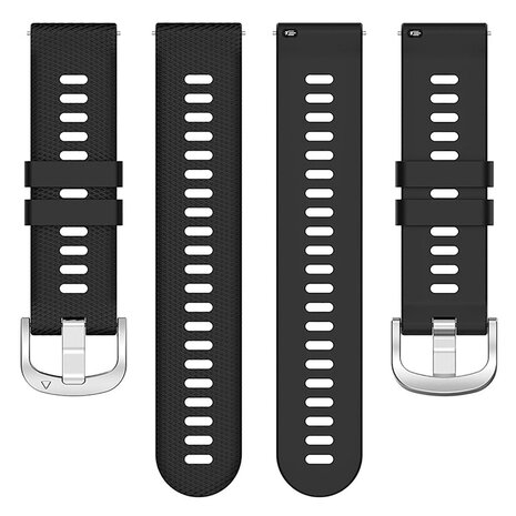 Strap-it® Strap-it Garmin Vivoactive 3 Silikon Armband (Schwarz) Strap-it® Strap-it Garmin Vivoactive 3 Silikon Armband (Schwarz)