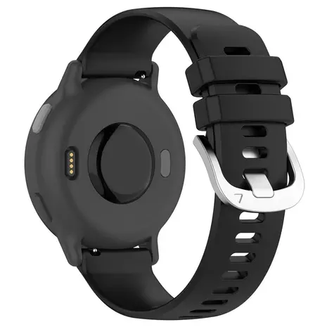 Garmin Vivomove HR Classic Silikon Armband (Schwarz) | Uhrenarmbänder
