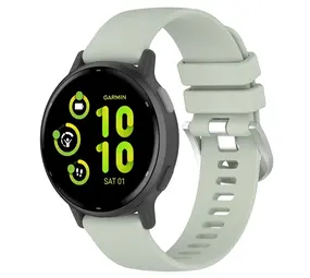 Strap-it® Garmin Vivoactive 5 Classic Silikon Armband (Hellgrün) Strap-it® Garmin Vivoactive 5 Classic Silikon Armband (Hellgrün)