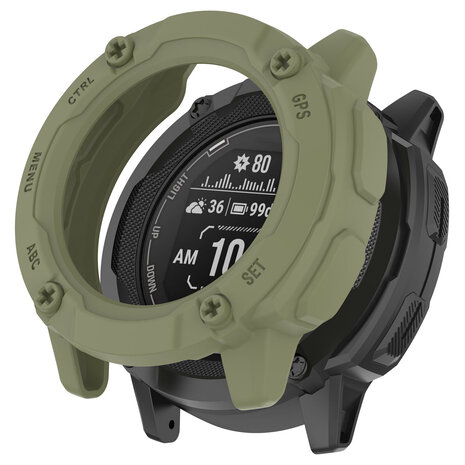 Strap-it® Strap-it Garmin Instinct 2x Robustes TPU Hülle (Olivgrün) Strap-it® Strap-it Garmin Instinct 2x Robustes TPU Hülle (Olivgrün)