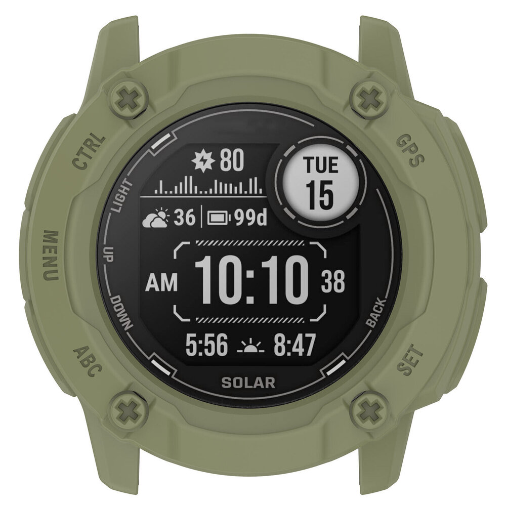 Strap-it® Strap-it Garmin Instinct 2x Robustes TPU Hülle (Olivgrün) Strap-it® Strap-it Garmin Instinct 2x Robustes TPU Hülle (Olivgrün)
