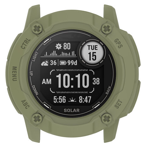 Strap-it® Strap-it Garmin Instinct 2x Robustes TPU Hülle (Olivgrün) Strap-it® Strap-it Garmin Instinct 2x Robustes TPU Hülle (Olivgrün)