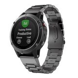Strap-it® Garmin Forerunner 935 Stahlarmband (Schwarz) Strap-it® Garmin Forerunner 935 Stahlarmband (Schwarz)
