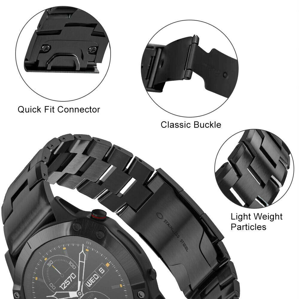 Strap-it® Strap-it Garmin Forerunner 935 Titanarmband (Schwarz) Strap-it® Strap-it Garmin Forerunner 935 Titanarmband (Schwarz)