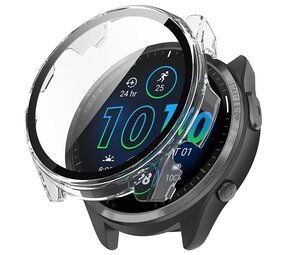 Strap-it® Garmin Forerunner 965 Harthülle mit Glas (Transparent) Strap-it® Garmin Forerunner 965 Harthülle mit Glas (Transparent)