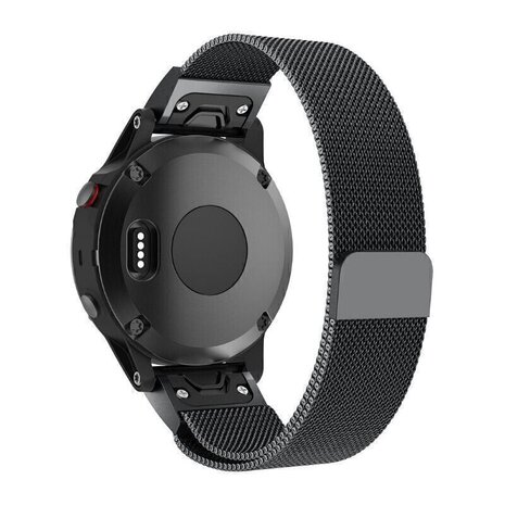 Strap-it® Strap-it Garmin Fenix 3 Milanaise Armband (Schwarz) Strap-it® Strap-it Garmin Fenix 3 Milanaise Armband (Schwarz)