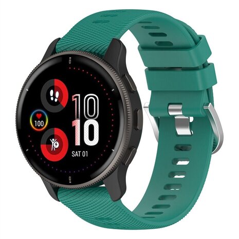 Strap-it® Strap-it Garmin Venu 2 Plus Silikon Armband (Viridien)
