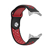 Strap-it® Strap-it Google Pixel Watch 1/2 Sport Armband (Schwarz/Rot) Strap-it® Strap-it Google Pixel Watch 1/2 Sport Armband (Schwarz/Rot)