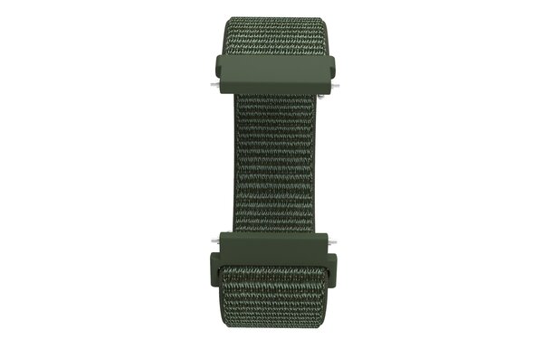Strap-it® Strap-it Huawei Watch GT 4 - 41mm Nylon Armband (Dunkelgrün)