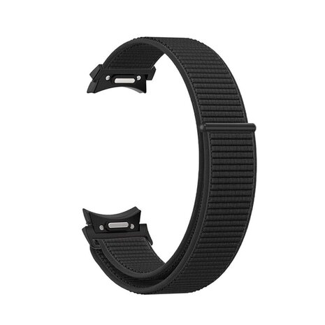 Strap-it® Strap-it Samsung Galaxy Watch 4 44mm 'One push' Nylon Armband (Schwarz) Strap-it® Strap-it Samsung Galaxy Watch 4 44mm 'One push' Nylon Armband (Schwarz)