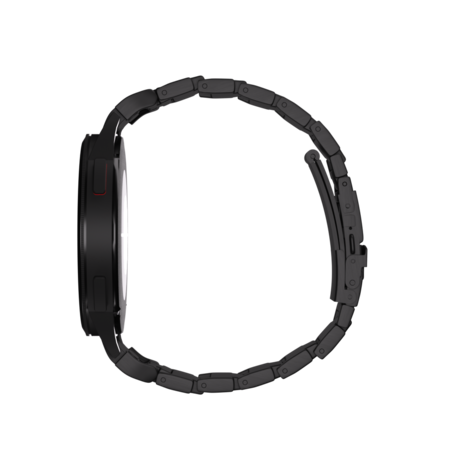 Strap-it® Strap-it Samsung Galaxy Watch 4 44mm 'One push' Titan Armband (Schwarz) Strap-it® Strap-it Samsung Galaxy Watch 4 44mm 'One push' Titan Armband (Schwarz)