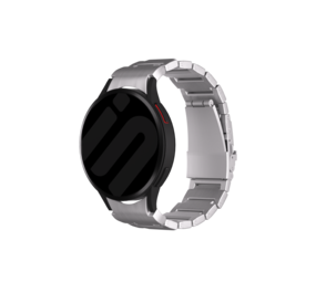 Strap-it® Samsung Galaxy Watch 4 44mm 'One push' Titan Armband (Silber) Strap-it® Samsung Galaxy Watch 4 44mm 'One push' Titan Armband (Silber)