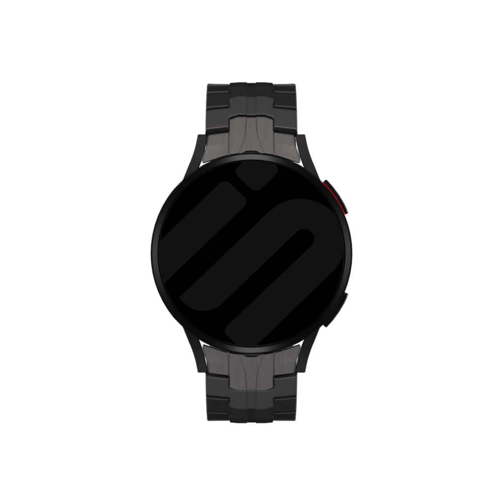 Strap-it® Strap-it Samsung Galaxy Watch 4 44mm Titan Iron Armband (Graphit)