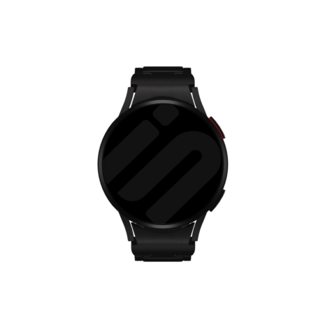 Strap-it® Strap-it Samsung Galaxy Watch 4 Classic 42mm 'One push' Titan Armband (Schwarz)
