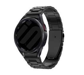 Strap-it® Samsung Galaxy Watch 5 44mm 'One push' Stahlarmband (Schwarz) Strap-it® Samsung Galaxy Watch 5 44mm 'One push' Stahlarmband (Schwarz)
