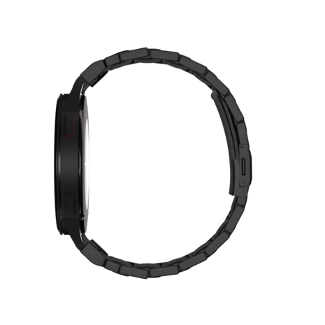 Strap-it® Strap-it Samsung Galaxy Watch 5 44mm 'One push' Luxus Titan Armband (Schwarz) Strap-it® Strap-it Samsung Galaxy Watch 5 44mm 'One push' Luxus Titan Armband (Schwarz)