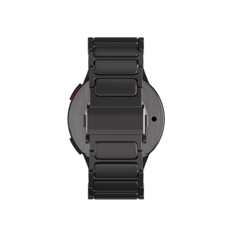 Strap-it® Strap-it Samsung Galaxy Watch 5 44mm 'One push' Luxus Titan Armband (Graphit) Strap-it® Strap-it Samsung Galaxy Watch 5 44mm 'One push' Luxus Titan Armband (Graphit)