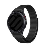 Strap-it® Samsung Galaxy Watch 5 40mm 'One push' Nylon Armband (Schwarz) Strap-it® Samsung Galaxy Watch 5 40mm 'One push' Nylon Armband (Schwarz)