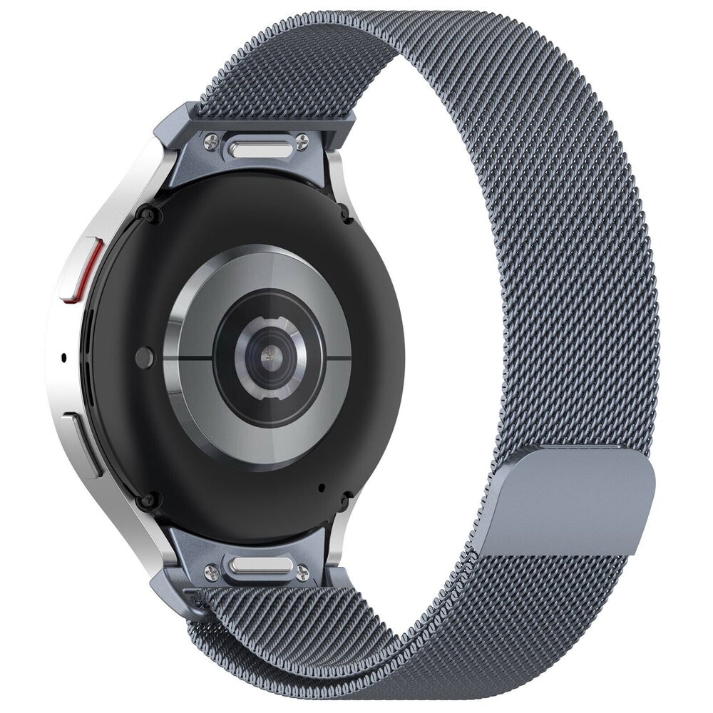 Strap-it® Strap-it Samsung Galaxy Watch 5 40mm 'One push' Milanaise Armband (Grau)