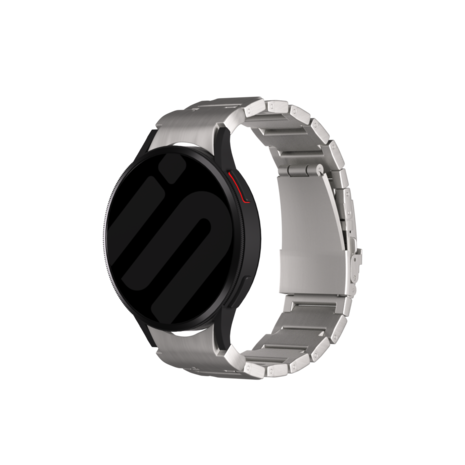 Strap-it® Strap-it Samsung Galaxy Watch 5 Pro 'One push' Titan Armband (Titan) Strap-it® Strap-it Samsung Galaxy Watch 5 Pro 'One push' Titan Armband (Titan)