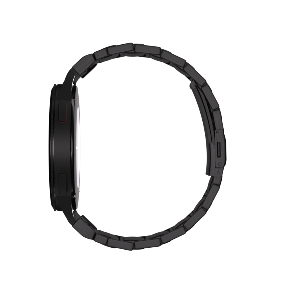 Strap-it® Strap-it Samsung Galaxy Watch 5 Pro 'One push' Luxus Titan Armband (Schwarz) Strap-it® Strap-it Samsung Galaxy Watch 5 Pro 'One push' Luxus Titan Armband (Schwarz)