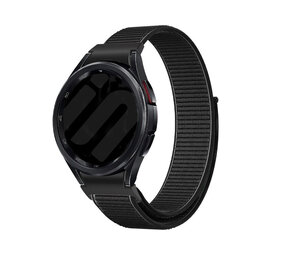 Strap-it® Samsung Galaxy Watch 6 44mm 'One push' Nylon Armband (Schwarz) Strap-it® Samsung Galaxy Watch 6 44mm 'One push' Nylon Armband (Schwarz)