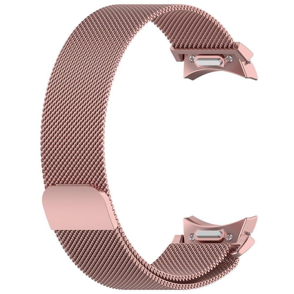 Strap-it® Strap-it Samsung Galaxy Watch 6 Classic 47mm 'One push' Milanaise Armband (Rosa) Strap-it® Strap-it Samsung Galaxy Watch 6 Classic 47mm 'One push' Milanaise Armband (Rosa)