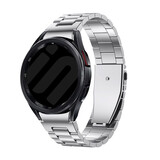 Strap-it® Samsung Galaxy Watch 6 Classic 47mm 'One push' Stahlarmband (Silber) Strap-it® Samsung Galaxy Watch 6 Classic 47mm 'One push' Stahlarmband (Silber)