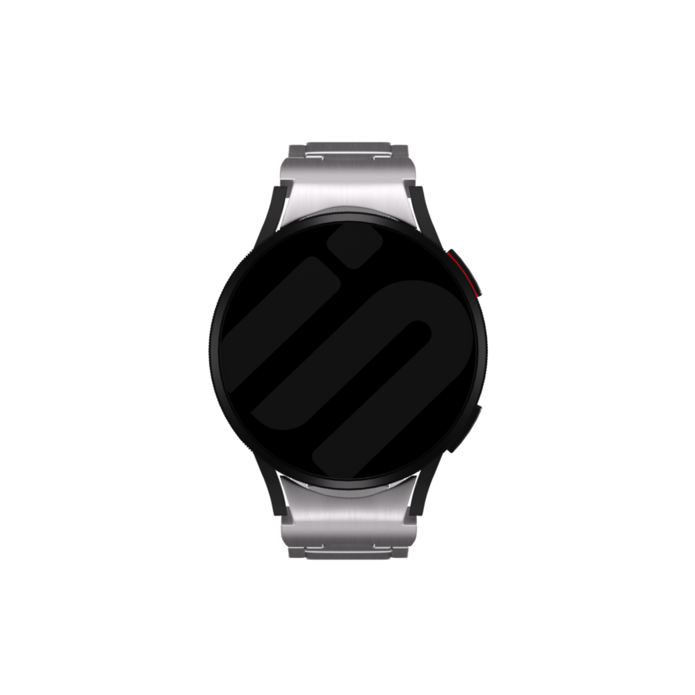 Strap-it® Strap-it Samsung Galaxy Watch 6 Classic 47mm 'One push' Titan Armband (Silber) Strap-it® Strap-it Samsung Galaxy Watch 6 Classic 47mm 'One push' Titan Armband (Silber)