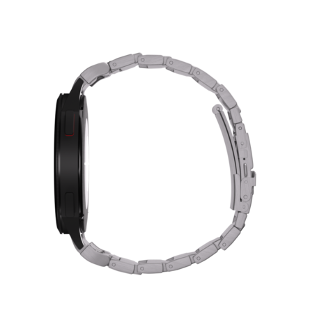 Strap-it® Strap-it Samsung Galaxy Watch 6 Classic 47mm 'One push' Titan Armband (Silber) Strap-it® Strap-it Samsung Galaxy Watch 6 Classic 47mm 'One push' Titan Armband (Silber)