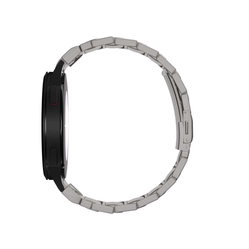 Strap-it® Strap-it Samsung Galaxy Watch 6 Classic 47mm 'One push' Luxus Titan Armband (Titan) Strap-it® Strap-it Samsung Galaxy Watch 6 Classic 47mm 'One push' Luxus Titan Armband (Titan)