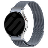 Strap-it® Samsung Galaxy Watch 4 40mm 'One push' Milanaise Armband (Grau) Strap-it® Samsung Galaxy Watch 4 40mm 'One push' Milanaise Armband (Grau)