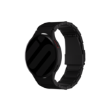 Strap-it® Samsung Galaxy Watch 4 40mm 'One push' Luxus Titan Armband (Schwarz) Strap-it® Samsung Galaxy Watch 4 40mm 'One push' Luxus Titan Armband (Schwarz)