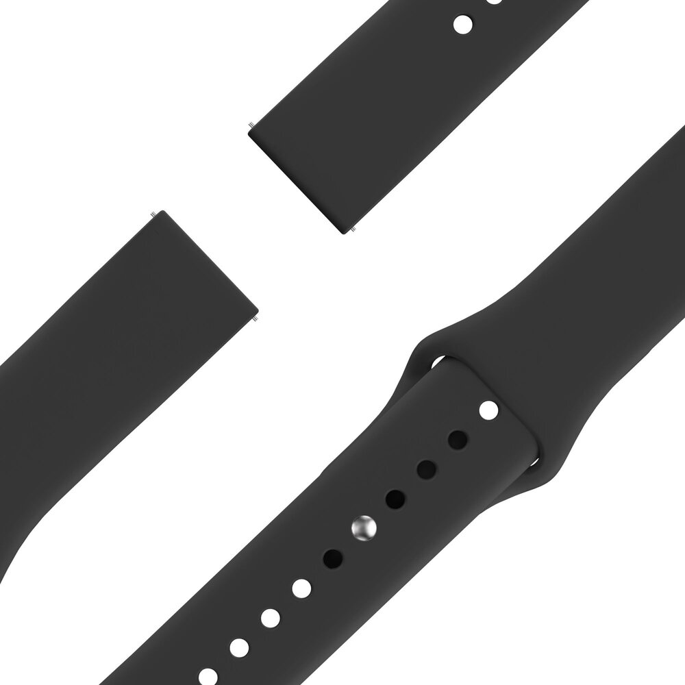 Bandz Bandz Amazfit Bip U (Pro) Sportarmband 'Deluxe' (Schwarz) Bandz Bandz Amazfit Bip U (Pro) Sportarmband 'Deluxe' (Schwarz)