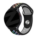 Bandz Bandz Amazfit GTS 4 Sportarmband 'Deluxe' (Schwarz/Regenbogen) Bandz Bandz Amazfit GTS 4 Sportarmband 'Deluxe' (Schwarz/Regenbogen)