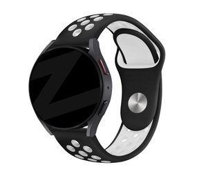 Bandz Bandz Amazfit GTS 4 Sportarmband 'Deluxe' (Schwarz/Weiß) Bandz Bandz Amazfit GTS 4 Sportarmband 'Deluxe' (Schwarz/Weiß)