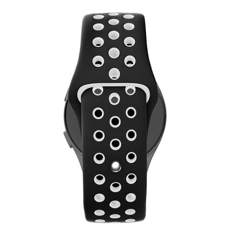 Bandz Bandz Amazfit GTS 4 Sportarmband 'Deluxe' (Schwarz/Weiß) Bandz Bandz Amazfit GTS 4 Sportarmband 'Deluxe' (Schwarz/Weiß)