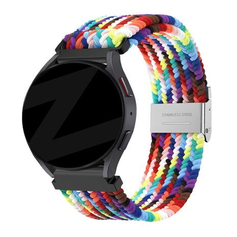Bandz Bandz Amazfit GTR Mini geflochtenes Nylon Band (Regenbogen) Bandz Bandz Amazfit GTR Mini geflochtenes Nylon Band (Regenbogen)