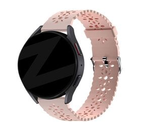 Bandz Bandz Amazfit Bip 3 (Pro) Silikonarmband mit Blumenmuster (Rosa) Bandz Bandz Amazfit Bip 3 (Pro) Silikonarmband mit Blumenmuster (Rosa)