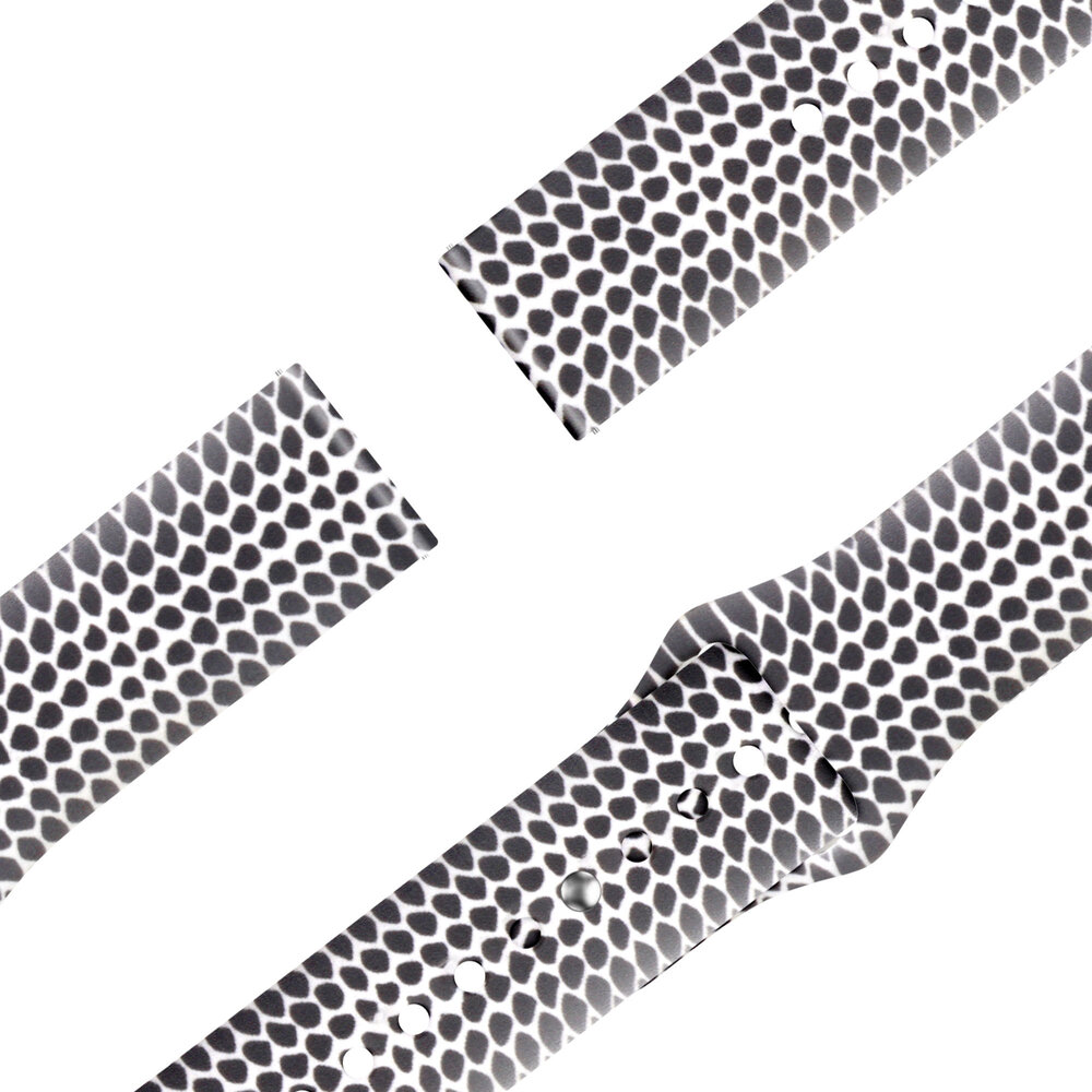 Bandz Bandz Amazfit Bip 3 (Pro) Silikonarmband 'Snake' Bandz Bandz Amazfit Bip 3 (Pro) Silikonarmband 'Snake'