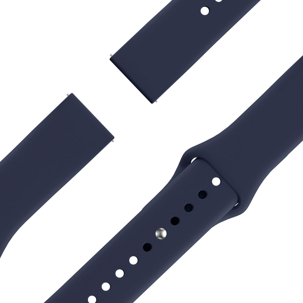 Bandz Bandz Amazfit Bip 3 (Pro) Sportarmband 'Deluxe' (Dunkelblau) Bandz Bandz Amazfit Bip 3 (Pro) Sportarmband 'Deluxe' (Dunkelblau)