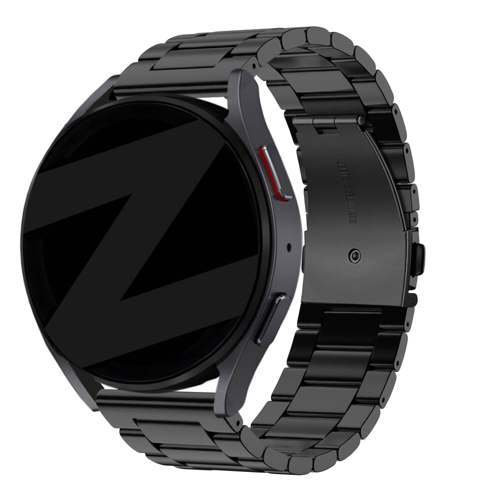 Bandz Bandz Amazfit Bip 3 (Pro) Stahlarmband 'Classic' (Schwarz) Bandz Bandz Amazfit Bip 3 (Pro) Stahlarmband 'Classic' (Schwarz)