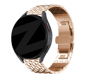 Bandz Bandz Amazfit Bip 3 (Pro) Stahlarmband 'Dragon' (Rosagold) Bandz Bandz Amazfit Bip 3 (Pro) Stahlarmband 'Dragon' (Rosagold)
