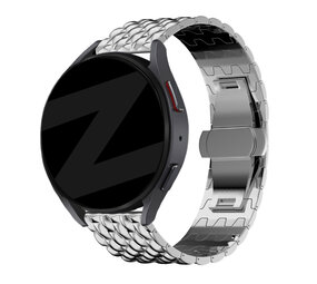 Bandz Bandz Amazfit Bip 3 (Pro) Stahlarmband 'Dragon' (Silber) Bandz Bandz Amazfit Bip 3 (Pro) Stahlarmband 'Dragon' (Silber)